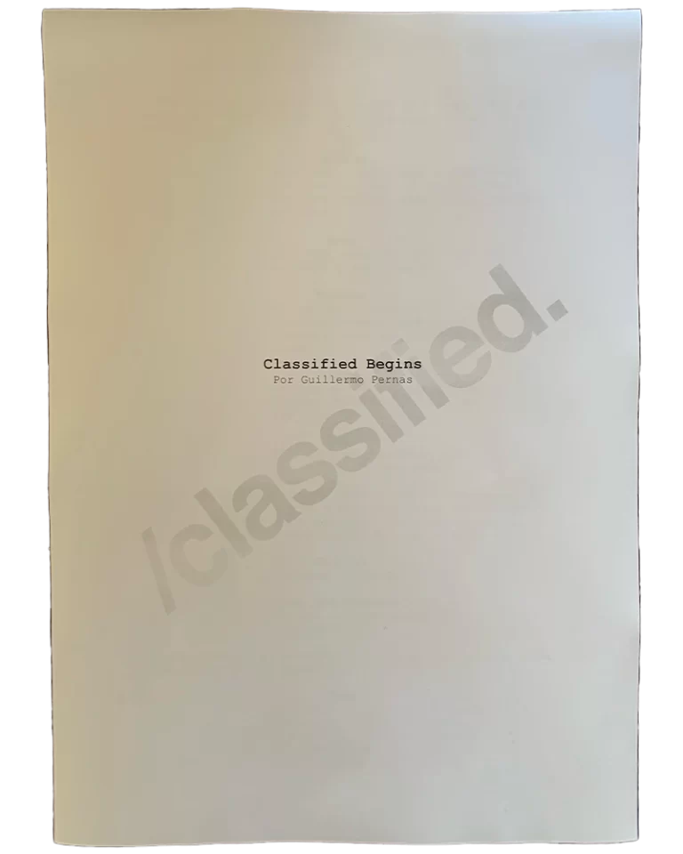 Classified Begins Script 01